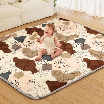 NUIO Alfombra para Bebe Estilo Boho, Plegable, Lavable a Máquina, Antideslizante y Suave - Mejor Oferta