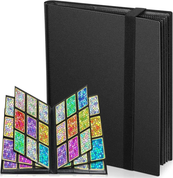 Playing Card Binder, 24 Sheets 432 Pockets Album Trading Cards with Side Opening