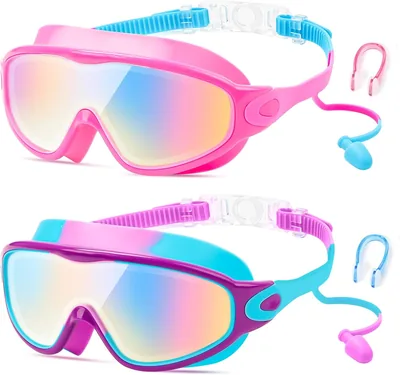 Children's Swimming Goggles with Nose Clip Best Deal