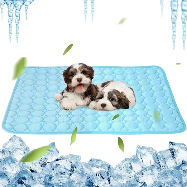 Tapis rafraîchissant pour chien 40 x 30 cm en soie glacée - Meilleur Prix