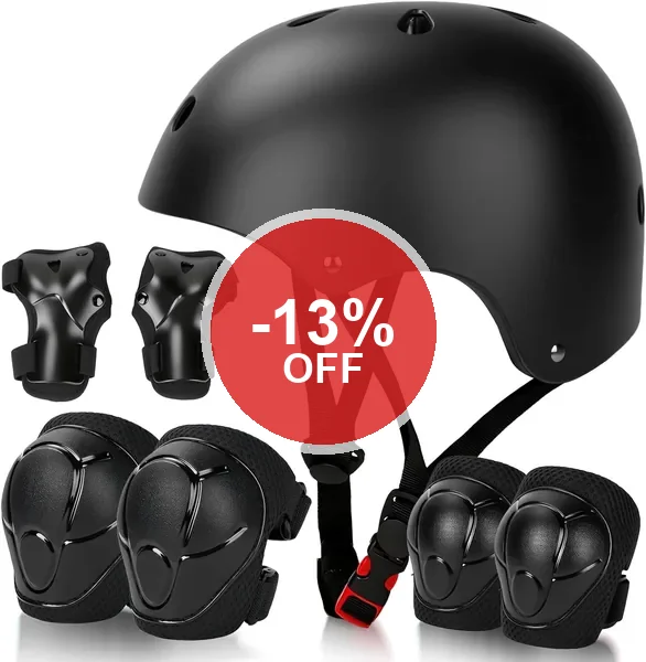 Kid's Bike Helmet Set 13% Off