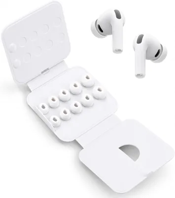 Växling av AirPods Pro 3 bodier - Mürk silikon örhuvud, generell för AirPods Pro 3:a generation, slitfritt design, passar