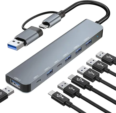 USB C Hub 7 Port USB 3.0 Adapter - Best Deal