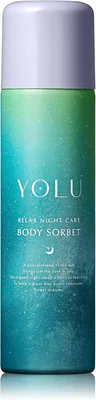 YOLU 夏季ボディソーベルト リラックスナイトケア クールでさっぱり ミント＆ライチの香り モイスチャライジング 乾燥肌用 UV対策