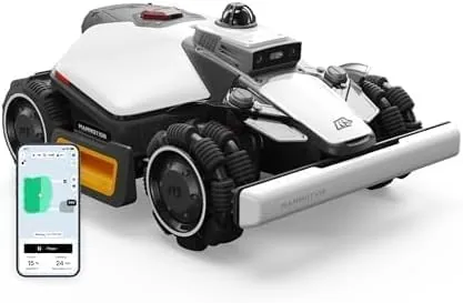 MAMMOTION LUBA Mini 2 AWD 1500 Robotgräsklippare med fri kabellösa anslutning, dubbla skivknivarrekommenderad för 1500 m², 360° LiD - Spara 32%