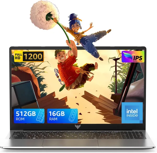 Tivique 2026 15.6 Inch FHD Laptop