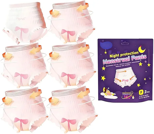 6 Pack Ultra Absorbent Disposable Period Panties