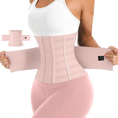 JXCTNNU Waist Trimmer Belt Adjustable Workout Girdle Best Deal