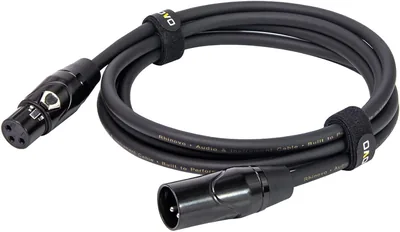Rhinovo Paquete de 2 cables XLR de 3 pies (1M), cable de micrófono equilibrado macho a hembra de 3 pines, mejor oferta