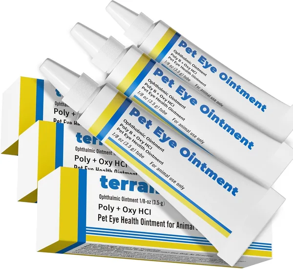 VetThera Pet Eye Health for Dogs Cats Cattle Sheep Horses Birds Puppies Kittens - 3 x 3.5 g Tubes
