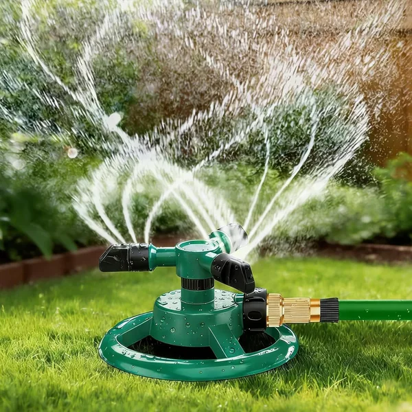Fmalra Lawn Sprinkler 360 Degree Sprinkler