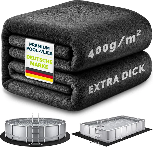 Tillvex Premium Pool Underlay Round 430 cm Geotextile 400 g/m Fleece