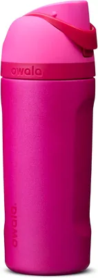 Owala FreeSip - Botella de agua aislada de acero inoxidable con pajita, botella de agua deportiva sin BPA, ideal para viajes