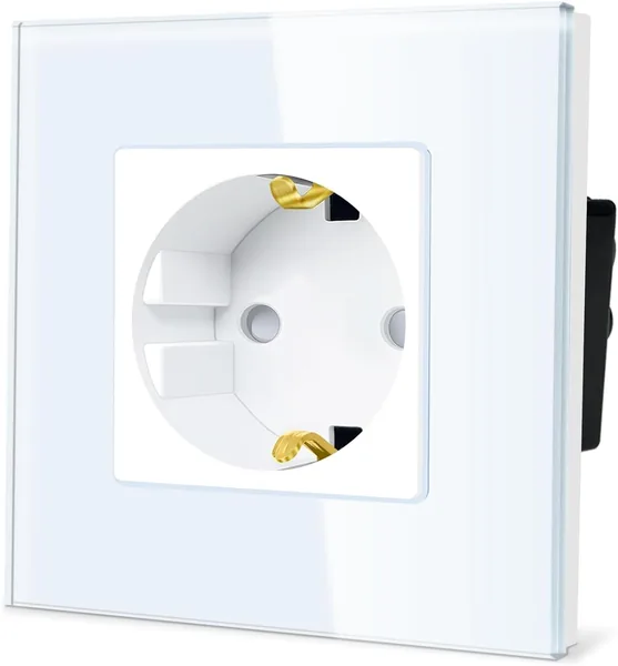 NonKob Doppelstecker f r Steckdose, 2 St ck Steckdosenadapter, Mehrfachstecker f r K che B ro
