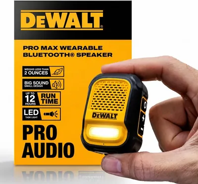 DEWALT Mini Bluetooth Speaker Pro Max