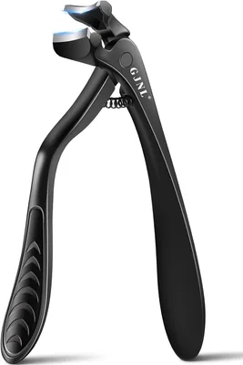 Nail Clippers für Senioren - 2026 Winkelkopf Ergonomische Nagelschere mit Sammlungstasche, Extra Lang