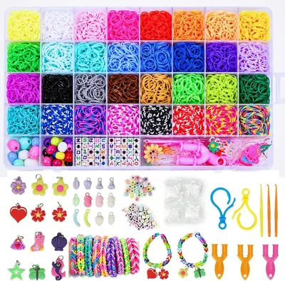 3600+ Loom Rubber Bands Bracelet Kit - 5% Off