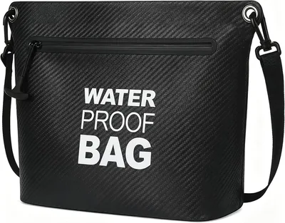 Sac d'épaule imperméable Bluever avec fermeture étanche, sac sec léger pour la plage, la natation, les voyages et plus - Best Deal