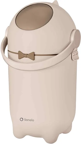 Lionelo Purebin 10L - Cestino Pannolini Igienico e Senza Odori - Compatibile con Sacchi Universali