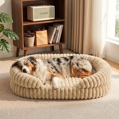 Panier Chien Orthopédique Woiil Grande Taille Lavable, 109x84cm | Lit Memory Forme pour Chien, Canapé Imperméable
