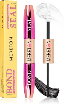 MERETON Lash Bond and Seal Cluster Glue, 2-in-1 Waterproof Strong Hold Eyelash Extension Glue, 72H L