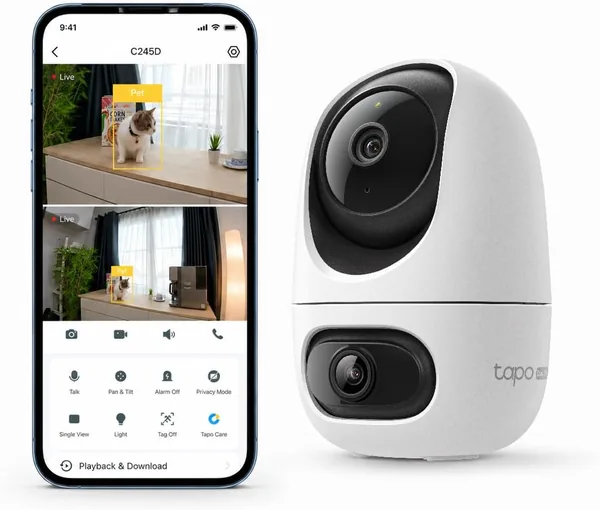 Tapo C245D Dual Camera Indoor Surveillance