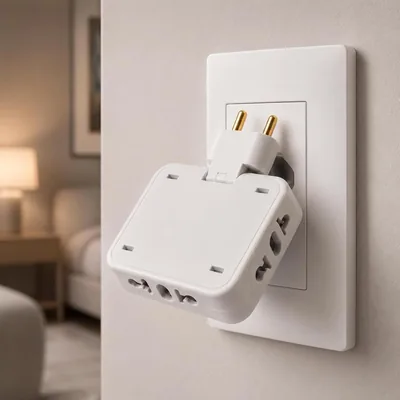 Adaptador de Tomada em T Articulado com 3 Entradas Flexível Benjamin 10V Plug Dobrável Giratório Bivolt 110v / 220v - Melhor Preço