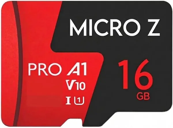 بطاقة ذاكرة MicroZ سعة 16 جيجابايت متوافقة مع IPX7، للصور ومقاطع الفيديو عالية الدقة، كاميرا/كاميرا داش/طائرة بدون طيار، SDXC UHS-1، 120 ميجابيت في الثانية