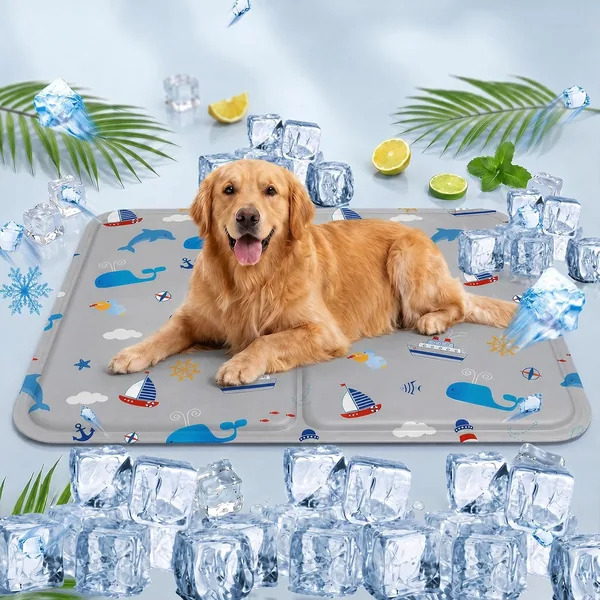 AHYDFSR Mámat de Enfriamiento para Perros y Gatos, Camas de Enfriamiento para Mascotas, Resistente al Rascado/Apruebe el Agua/Antideslizante, para el Verano - Mejor Oferta