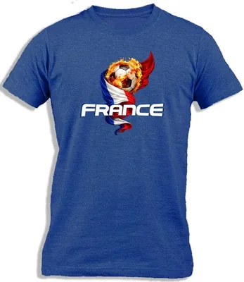 Ay Cabron™ France Football Cup Champion Flag Fan T-Shirt - Men's Cotton