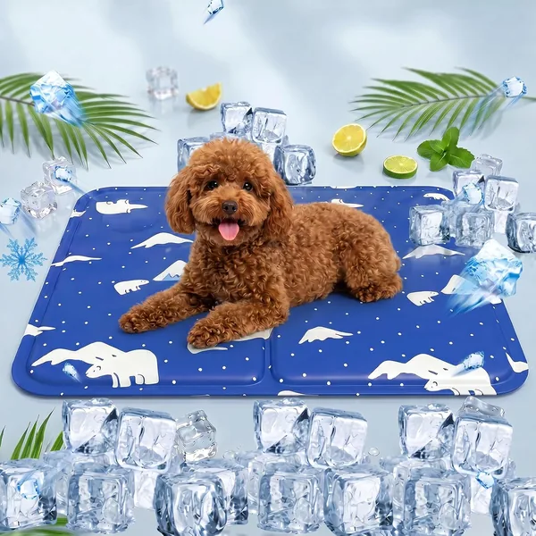 Mat de Enfriamiento AHYDFSR para Perros y Gatos, Camas de Enfriamiento para Mascotas, Resistente a Rasguños/A Prueba de Agua/Antideslizante, para Verano