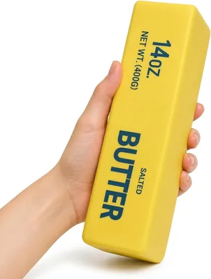 Giant Butter Squishy - Stress Relief Ball, Jumbo Realistic Design