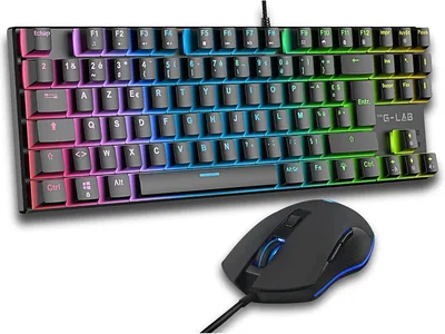 G-Lab Mercury EX Combo - TKL Mechanical Keyboard RGB Red Switch Best Deal