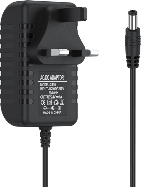 24V 1A Power Supply Adapter 100-240V 50/60hz Wall Charger AC to DC 1A 5.5mmx2.1mm Power Charger for Digital Products LED Strip Lights Wireless Router Speakers
