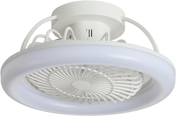 Ventilador de techo silencioso LED IKARO Blanco 2026 - DC, Ajustable, 3 Velocidades, Verano/Invierno | Mejor Oferta