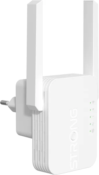 Starker WLAN-Verstärker 300 Mbit/s für Steckdose - WLAN-Wiederholer & Internetverstärker mit WPS, LAN-Anschluss, Zugangspunktmodus