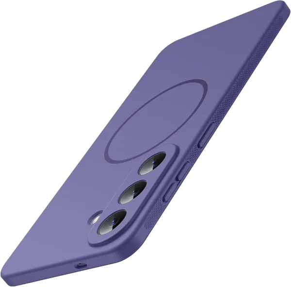Étui mince JETech pour Samsung Galaxy S26, compatible MagSafe, poignée anti-dérapante et protection complète de la lentille de l'appareil photo, TPU souple Pro