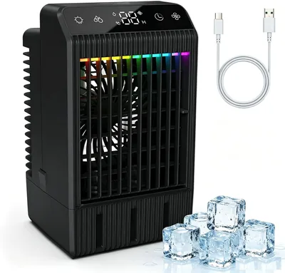 Portable Air Cooler 5-in-1 Fan - 1000ML Water Tank Best Deal