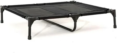 Elevated Dog Bed Medium Large - Sturdy Frame, Cooling Mesh, Waterproof - 15% Off