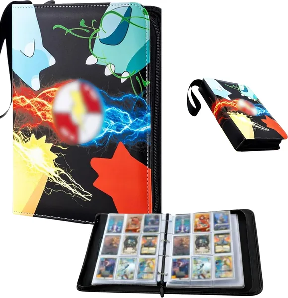 TCG Professional Letter Album, 1080 Letters, 60 Pages|Integrated Sleeves, Waterproof, Premium Finish