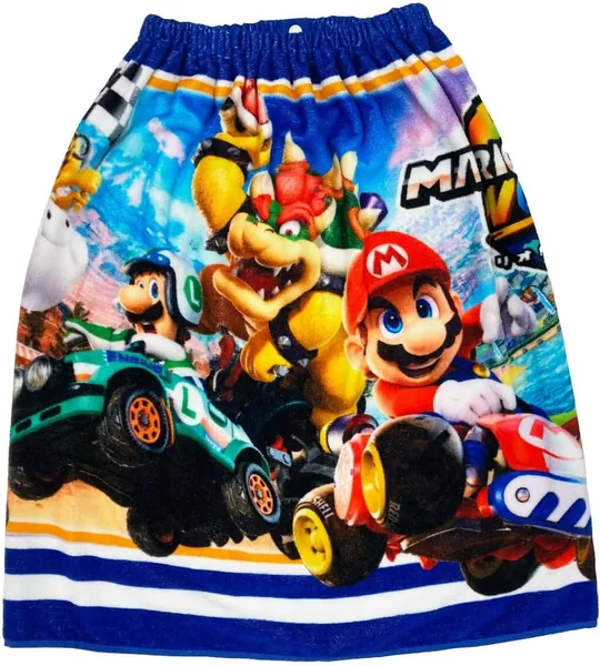 Mario Kart World 3D Pattern Roll Towel