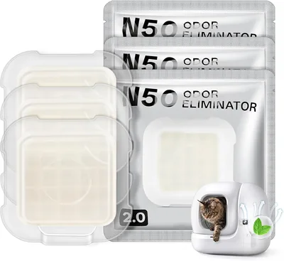 3 x Eliminador de olores N50 2.0 para PETKIT Pura Max/Pura Max 2 / Purobot Max Pro Autolimpiante, Inodoro para gatos autolimpiante - Mejor Oferta