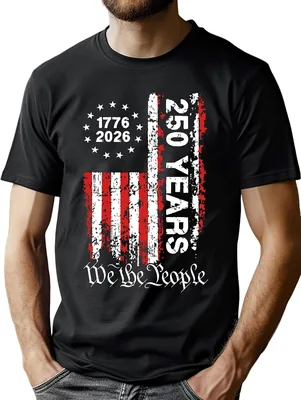 USA 250th Anniversary Men's T-Shirt - Patriotic 4th of July Top