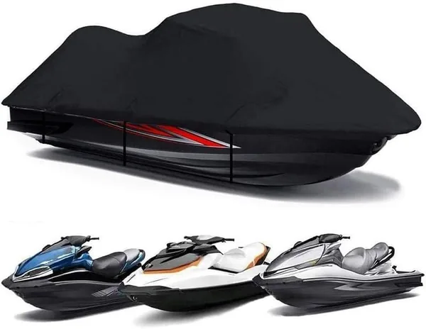 Jet Ski Cover för Sea-Doo Spark Trixx 2UP - Heavy Duty PWC Outdoor All Weather Rain & Snow Cover