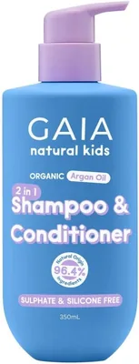 GAIA Kids Shampoo Conditioner 2-in-1 Natural Argan Oil Best Deal