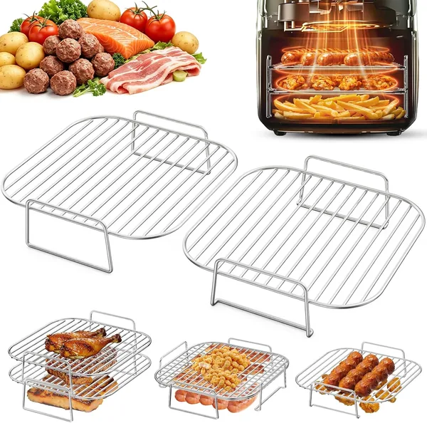 PETHREE 2 Szt. ruszt do airfryera + akcesoria, najlepsza oferta