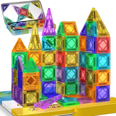 iKidiki 43 pezzi Costruzioni Magnetiche per Bambine - Sconto 34% | Giocattoli da Viaggio
