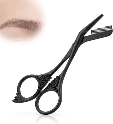 Eyebrow Scissors & Comb Set for Men and Women