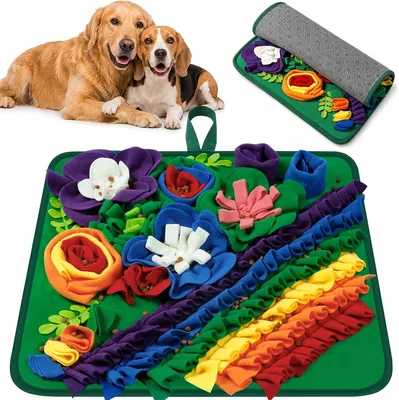 Gimars Interactive Chien Mat de Recherche pour Stimulation Mentale, Entraînement Olfactif et Anti-Ennui 50 x 50 cm pour Chiens de Toutes Tailles - Meilleure Offre