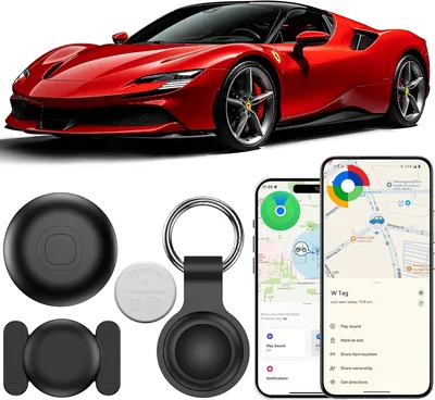 Tracciatore GPS CMINGKEJI per Auto, Tracciatore Aria GPS per Android e iOS Senza Abbonamento, Autonomia Ultra Lunga, IP